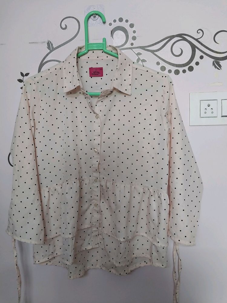 Pholke Dot Light Peach Top