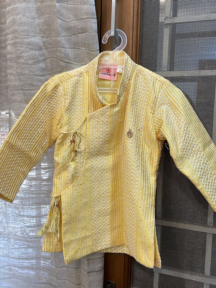 Kids Yellow Kurta