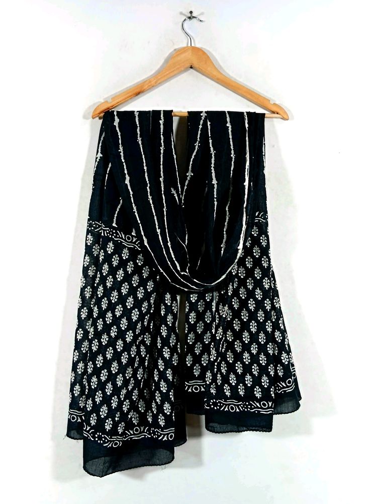 Black & White Dupatta (Women)