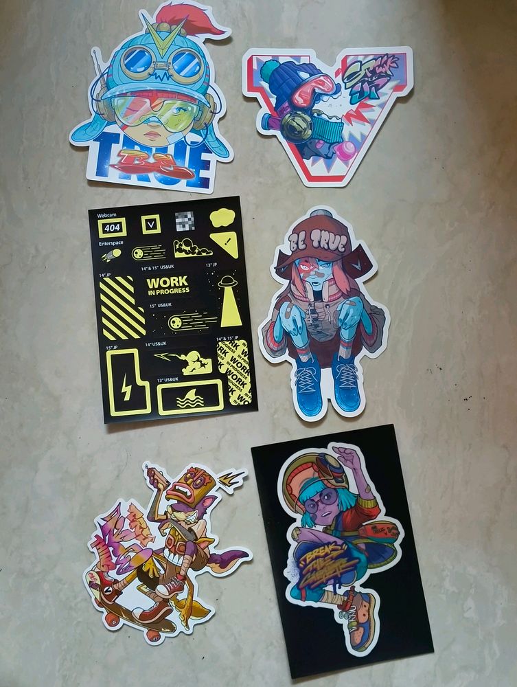 STICKER PACK OF 6