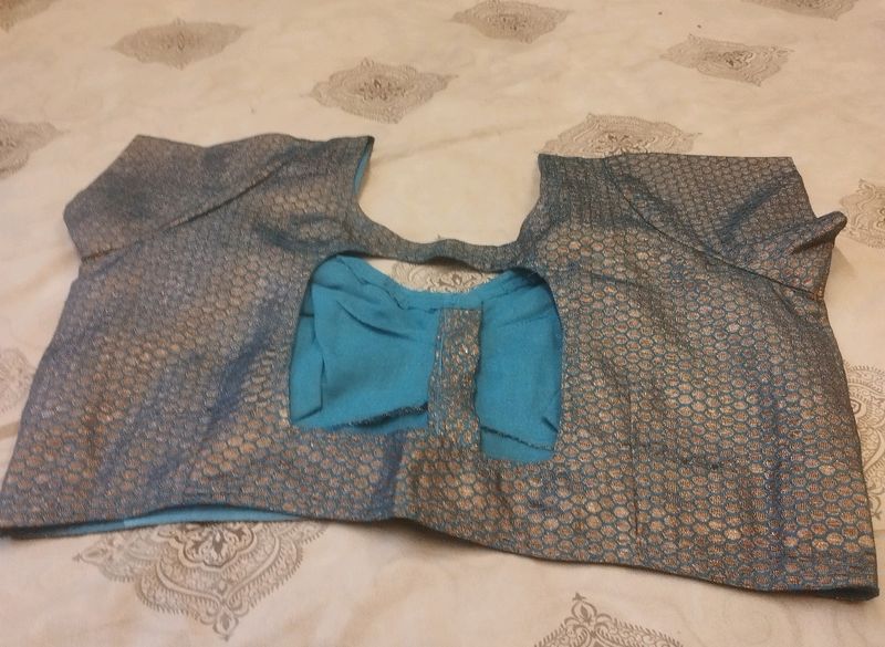 Readymade Blouse Blue Colour