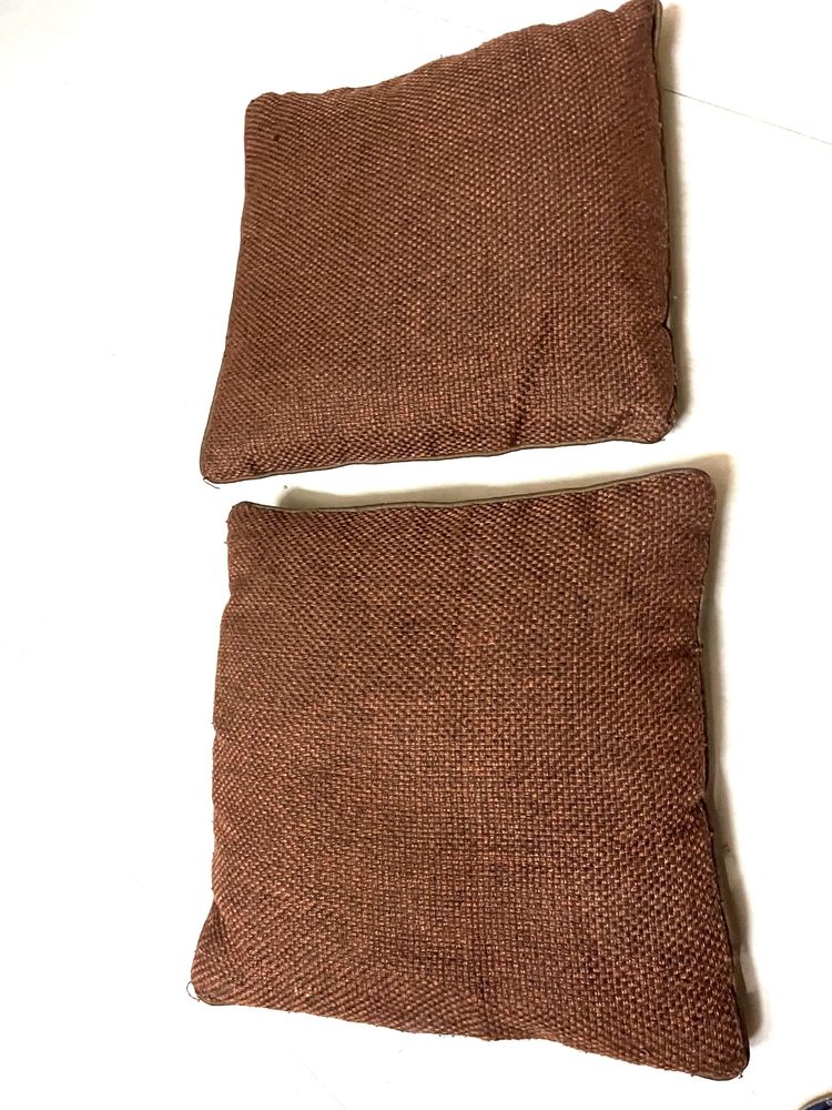 Two Cushions+Jute Covers Combo