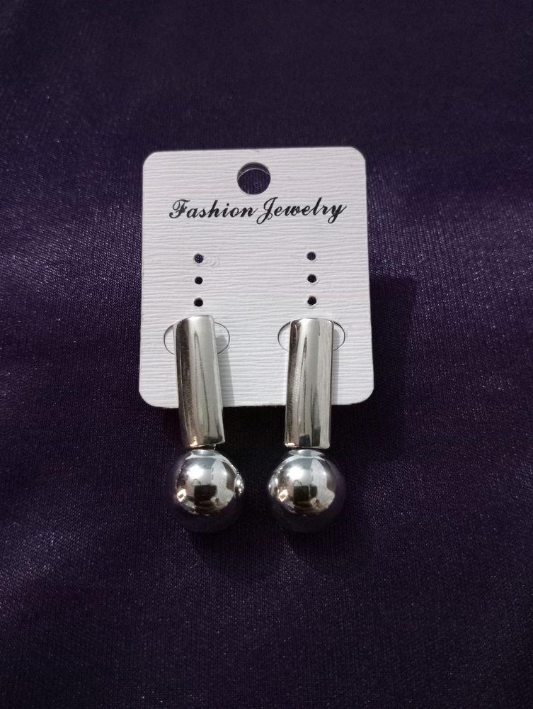 Silver Stylish Earrings