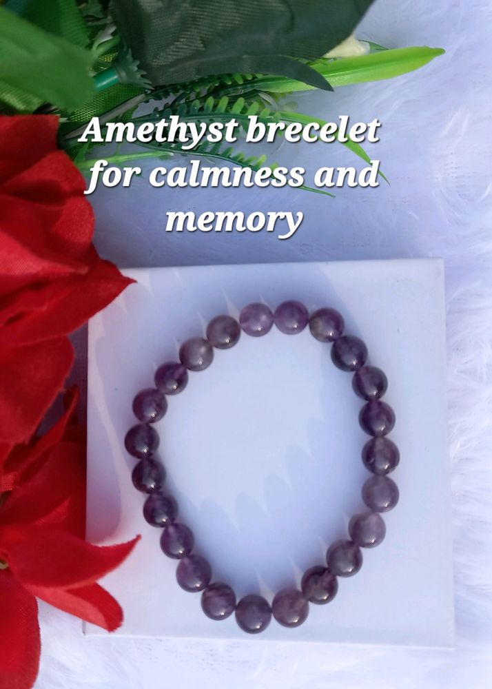 Amethyst Certified Unisex Brecelet