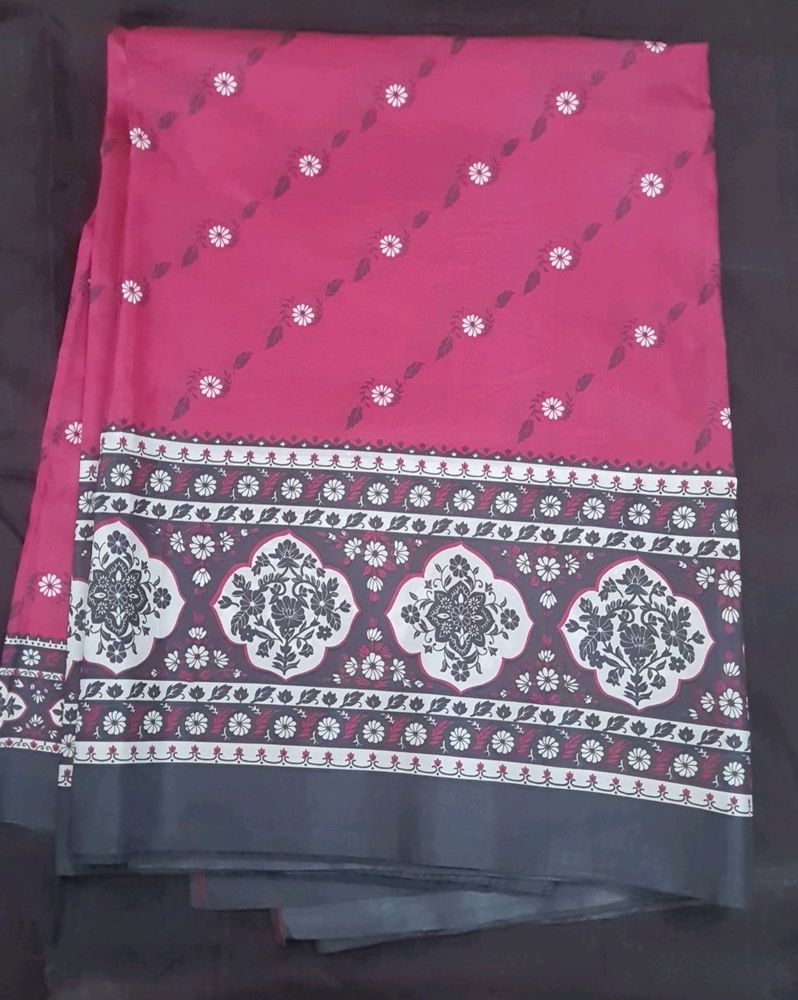 Magenta Silk Saree For Women | Length 43