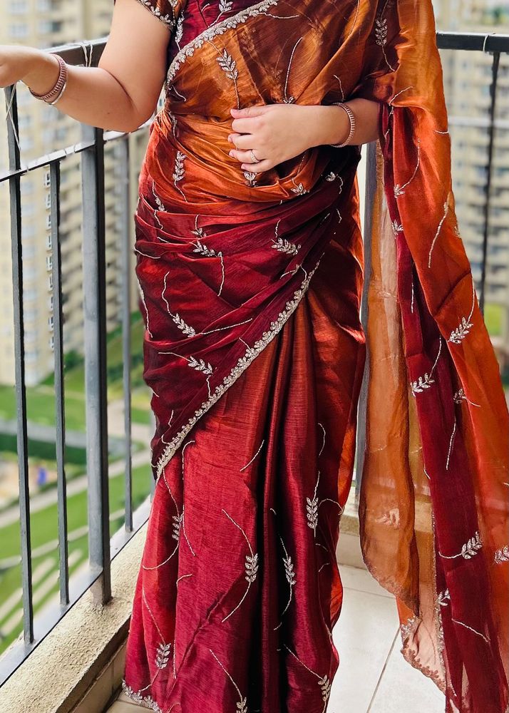 Beautiful Tissue Saree