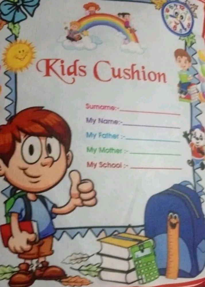 Cushion Soft Pillow Cum Book