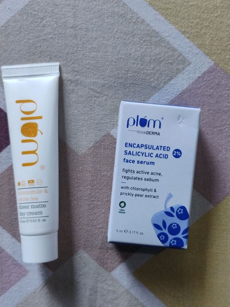 Plum Serum And Cream With SPF 50