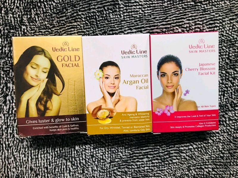 Vedicline 3 Facial Kit