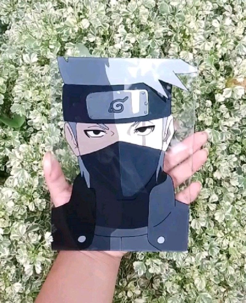 Kakashi Glass Painting