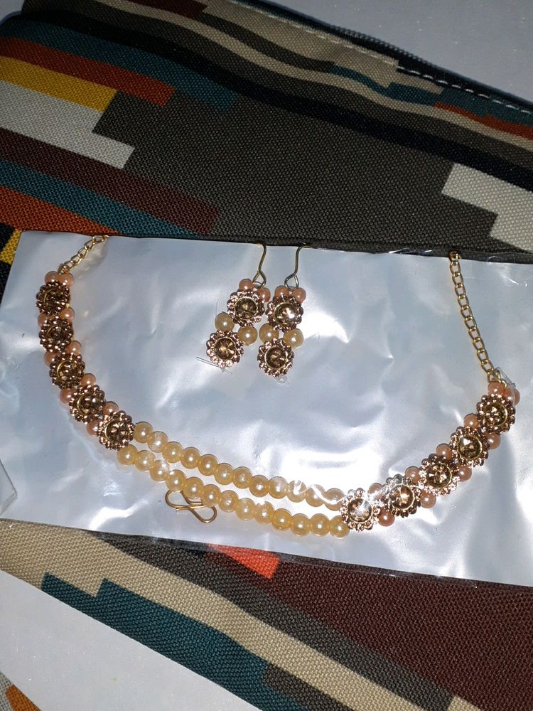 Necklace Set With Earring