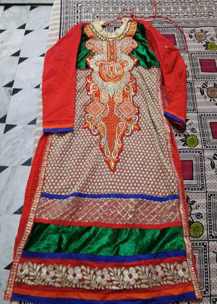 Red Colour Women Kurta