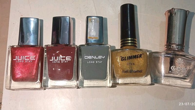 5 Different Nail Paint