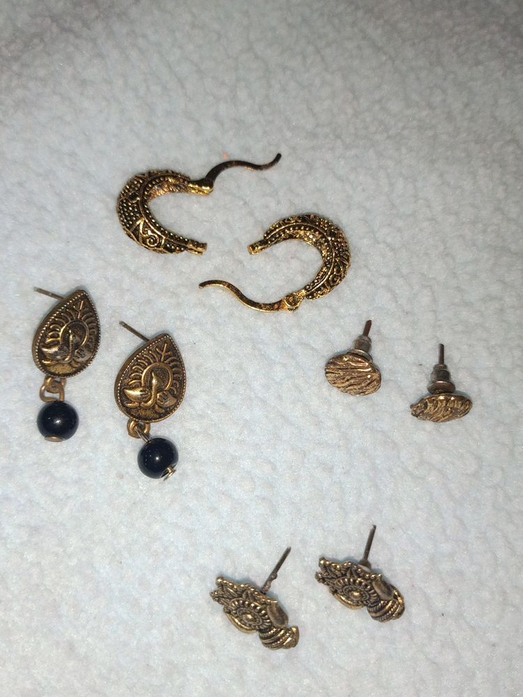 4 Earings With Good Quality✨👌