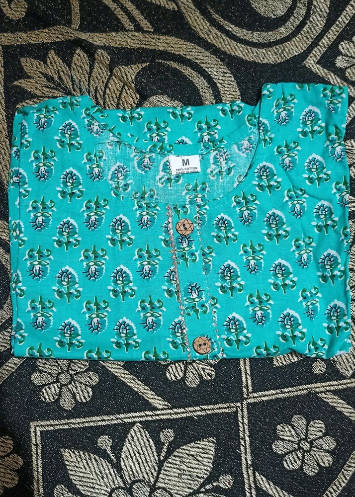 Pure Cotton Short Kurti