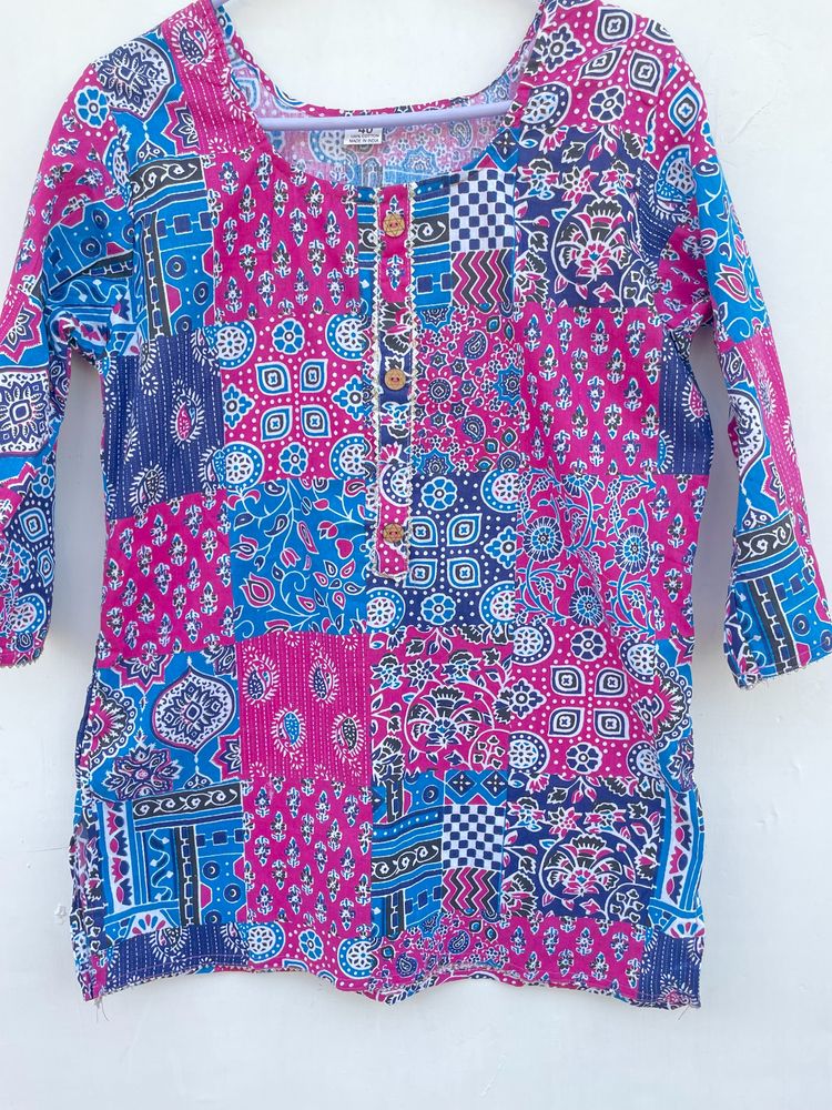 Printed Short Kurti