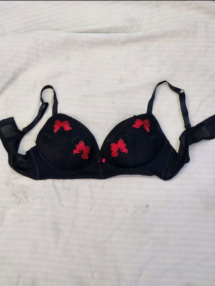 Padded Black Bra