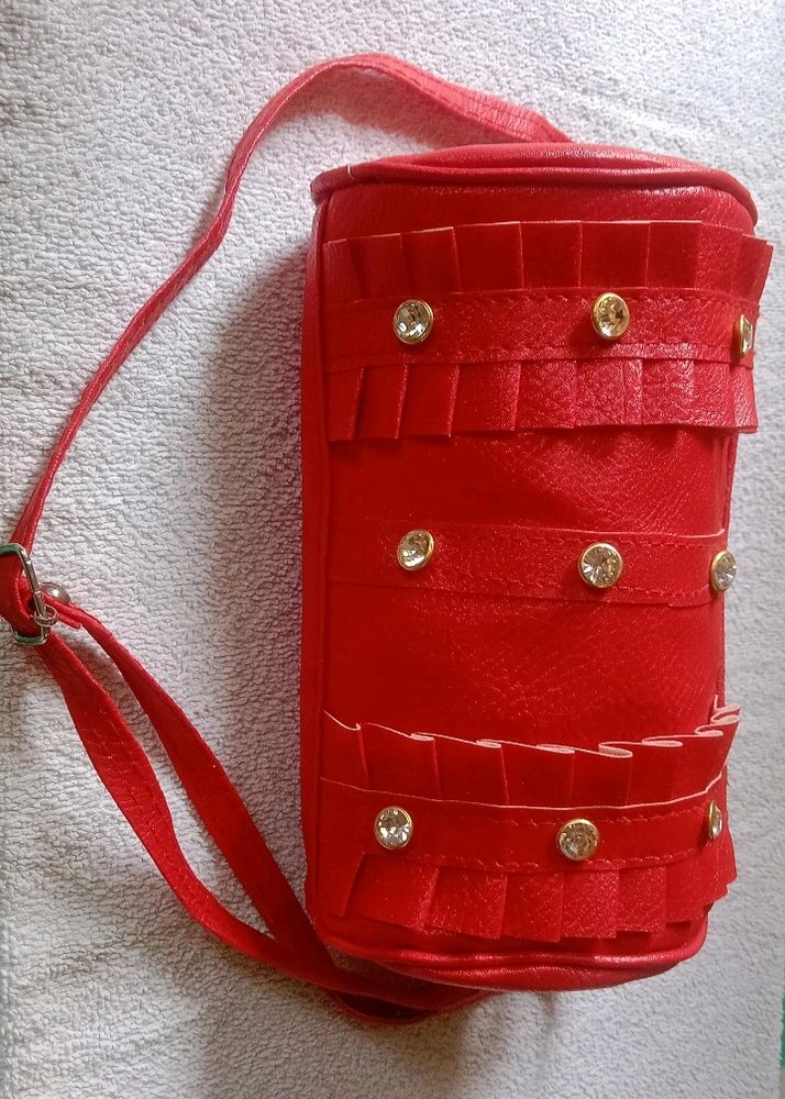 Red Sling Bag