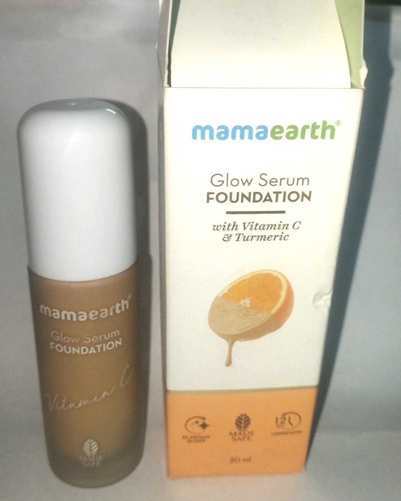 Glow Serum Foundation With Vitamin C And Termeric