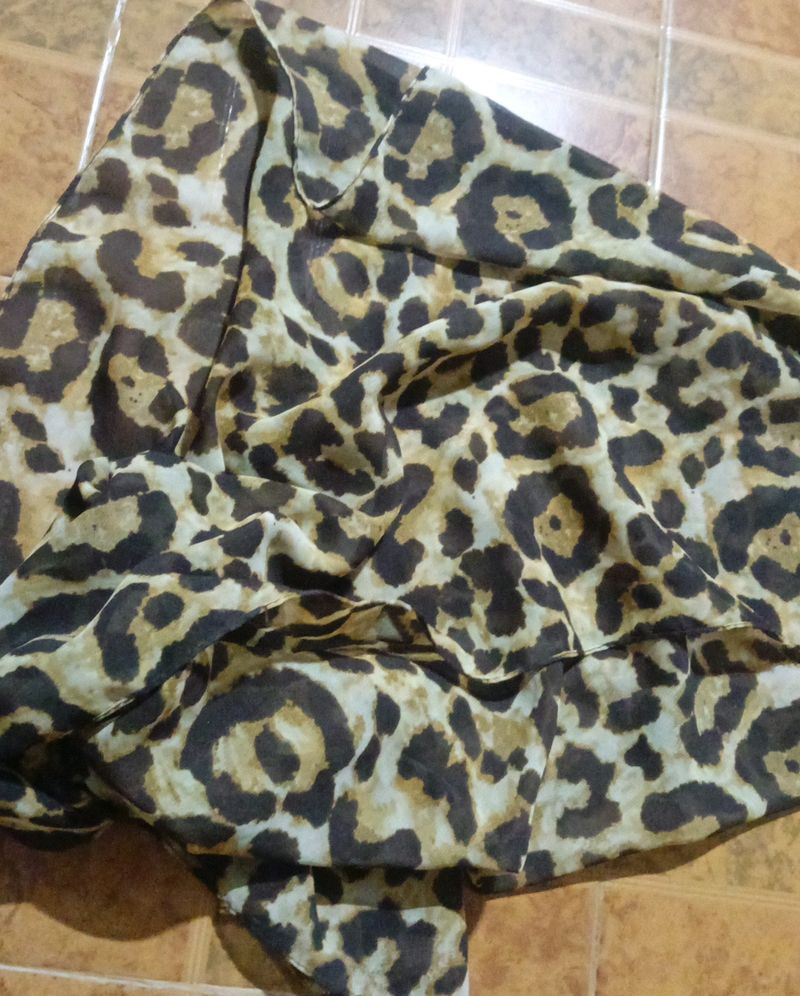 Cheetah Print Scarf