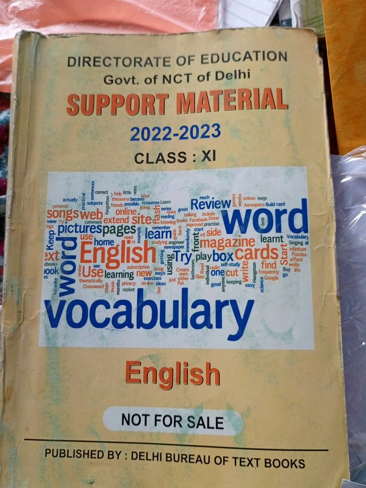 Support Material For Class 11th English