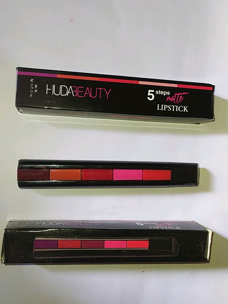 Hudabeauty 5 Steps Matte Lipistick