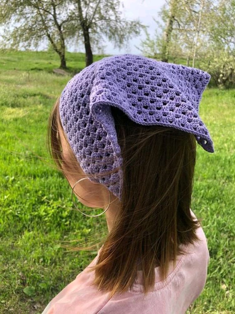 Hair Bandana Crochet