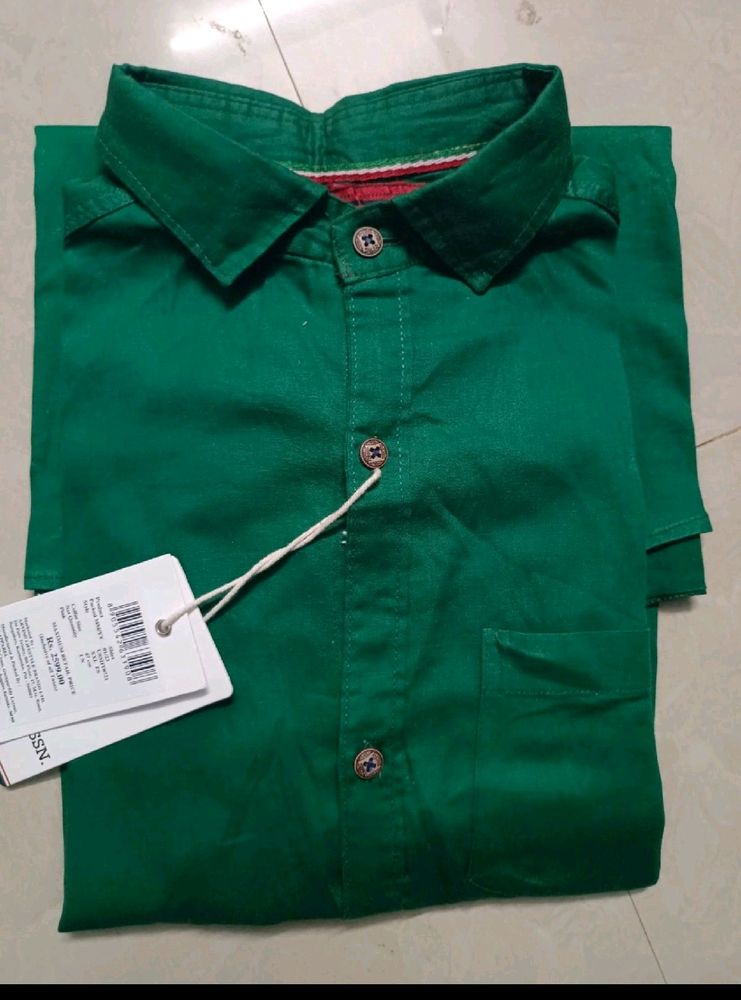 Brand New Shirt In Green Colour