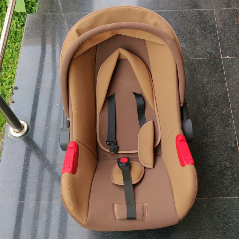 Baby car seat cum carry pot
