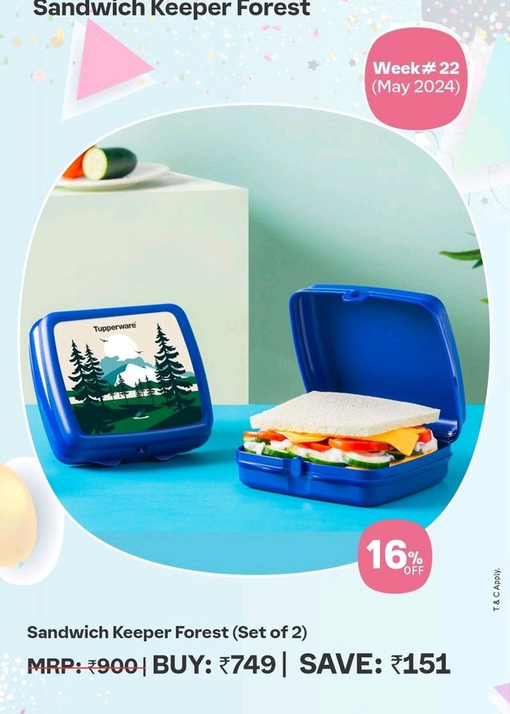 Tupperware Sandwich Keeper