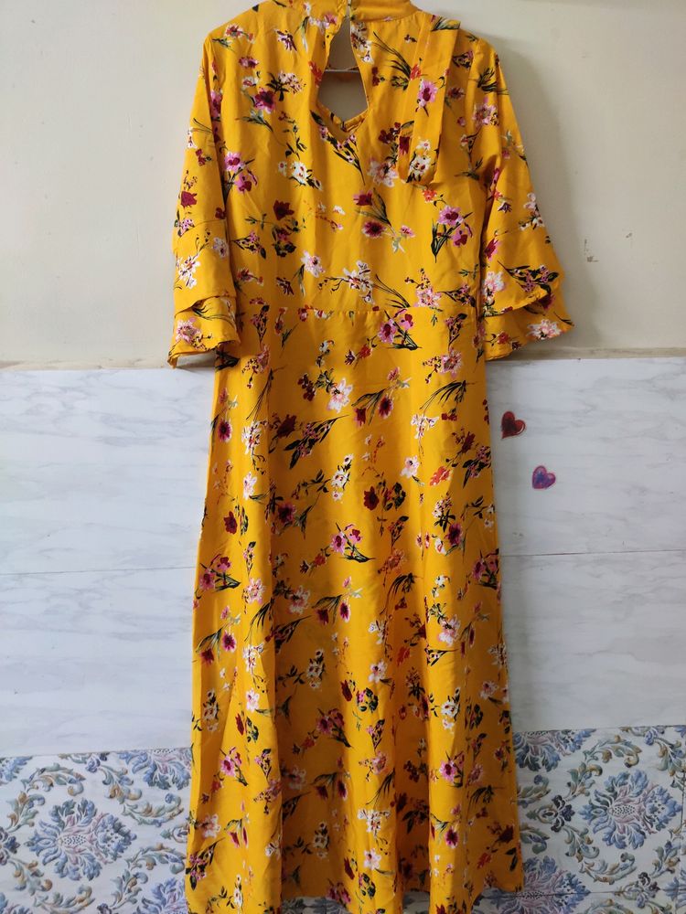 Maxi Dress Floral Printed