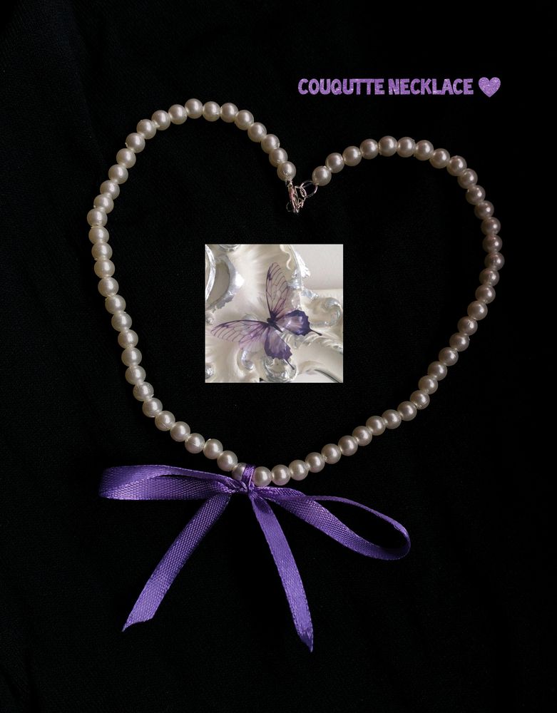 Couqutte Necklace 💜