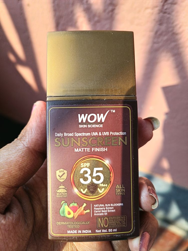 WOW Skin Science Sunscreen