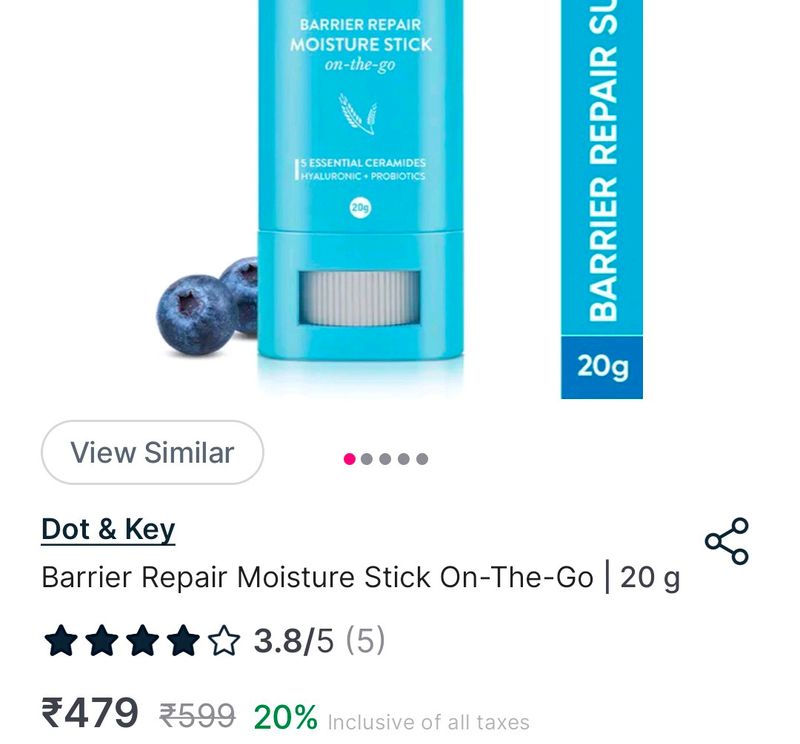 Dot And Key Barrier Repair Moisture Stick