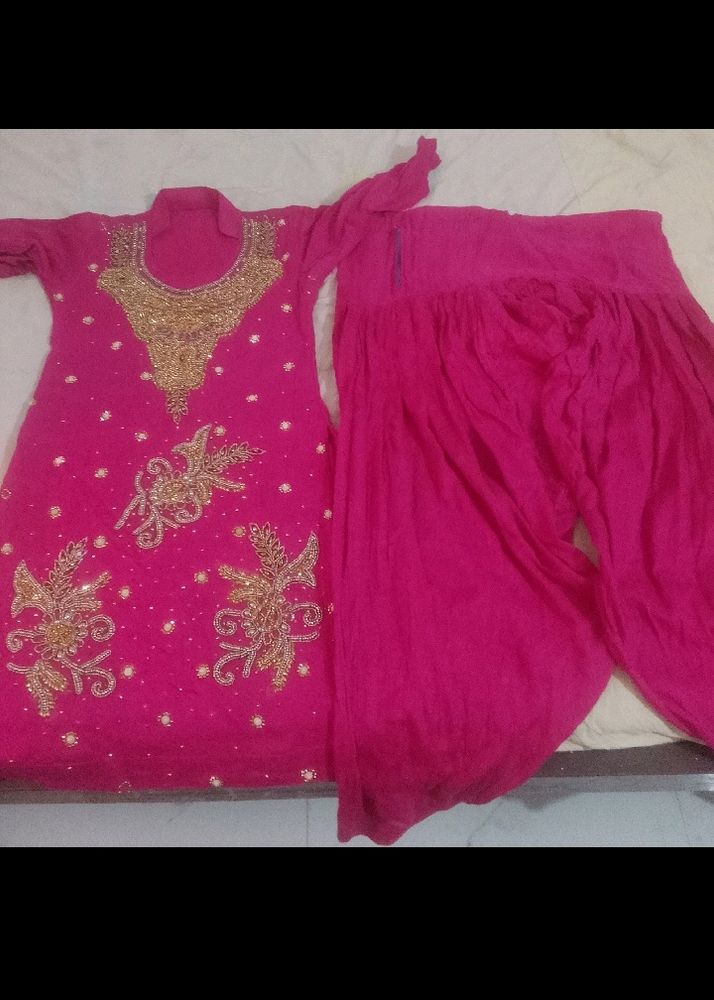 Havy Embrodry Kurti Salwar