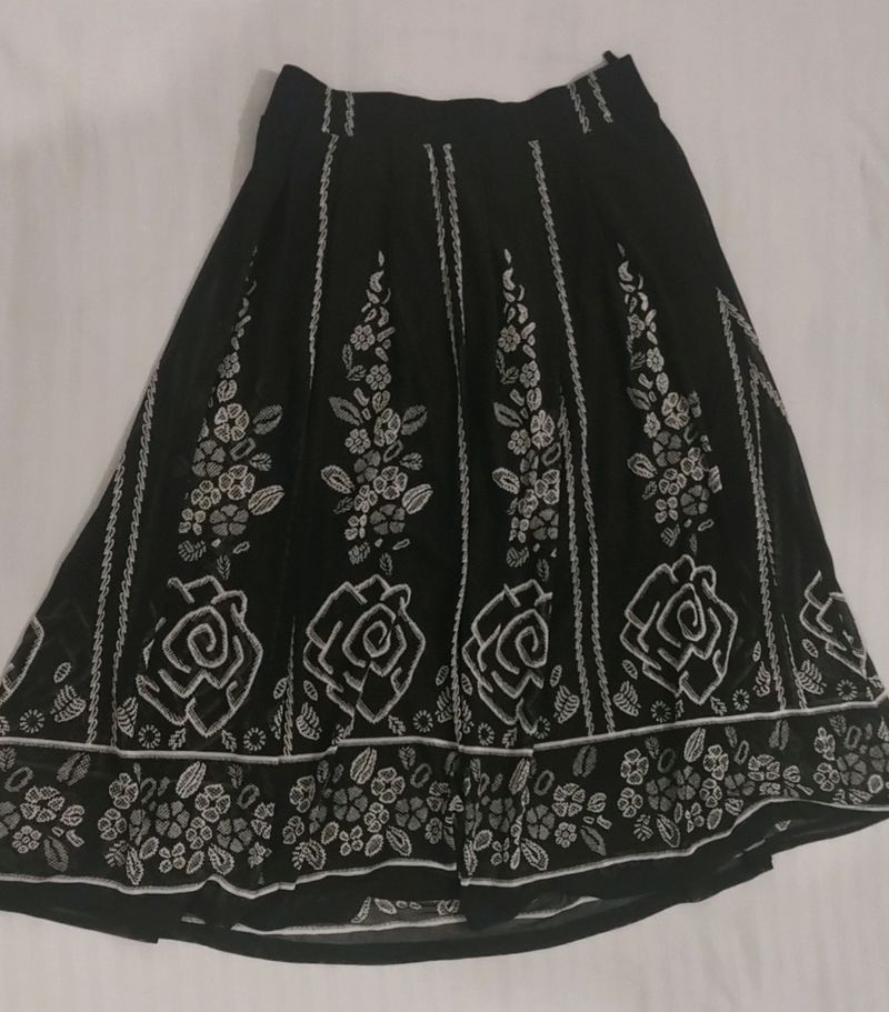 A Line Midi Skirt