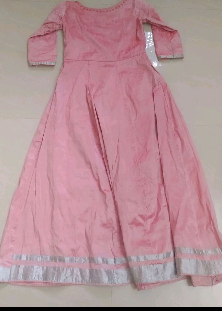 Baby Pink Anarkali Gown