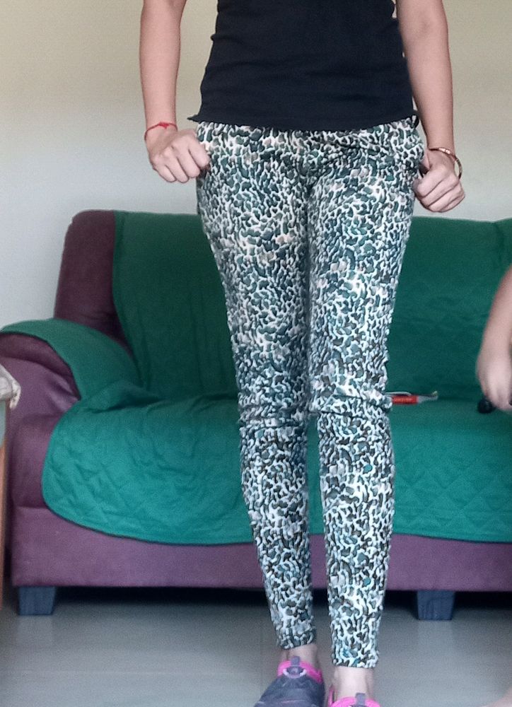 New..Panther Printed Pants..