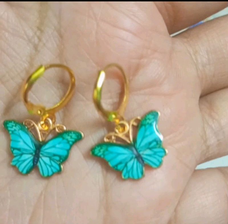 Beautiful Butteryfly Earrings 1 Pair