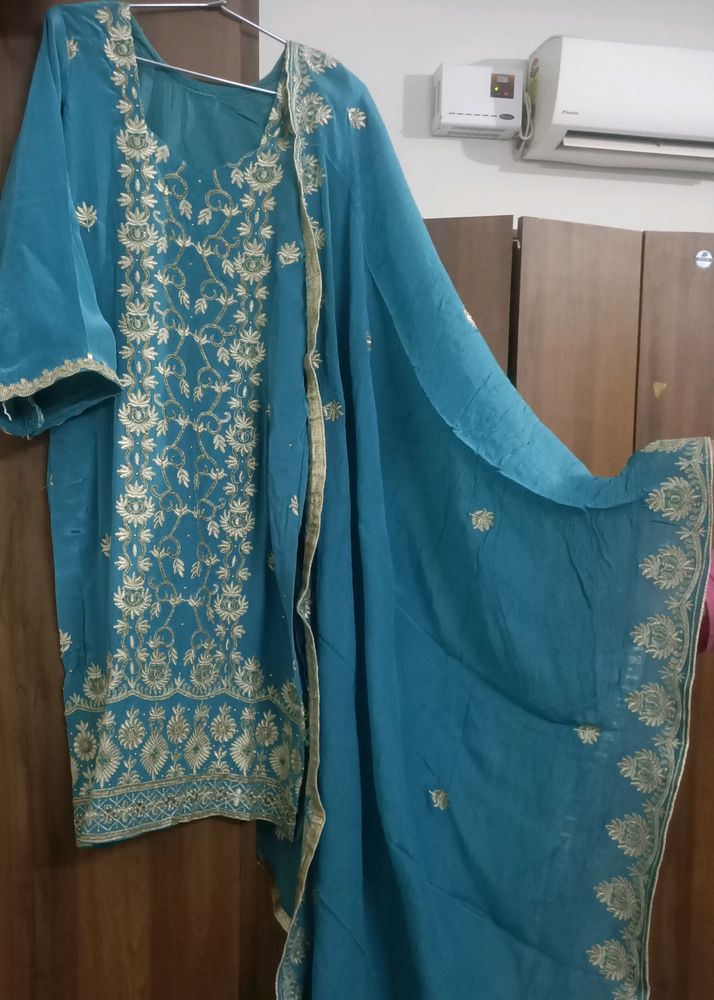 Heavy Sharara Suit With Dupatta