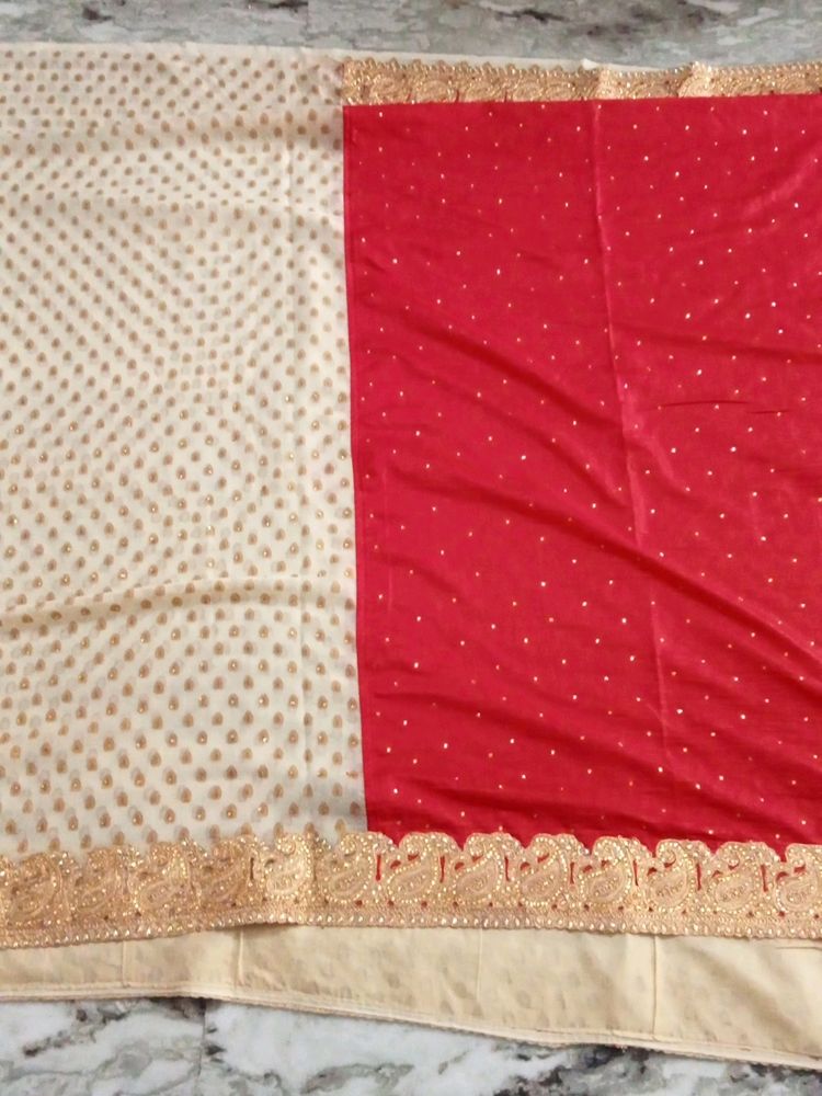 Double Shade Saree Brand New