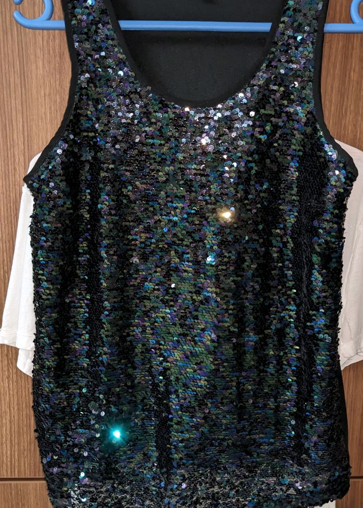 Sequin Top By Vero Moda