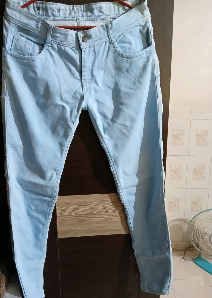 Slim Fit Scott Sky Blue Jeans