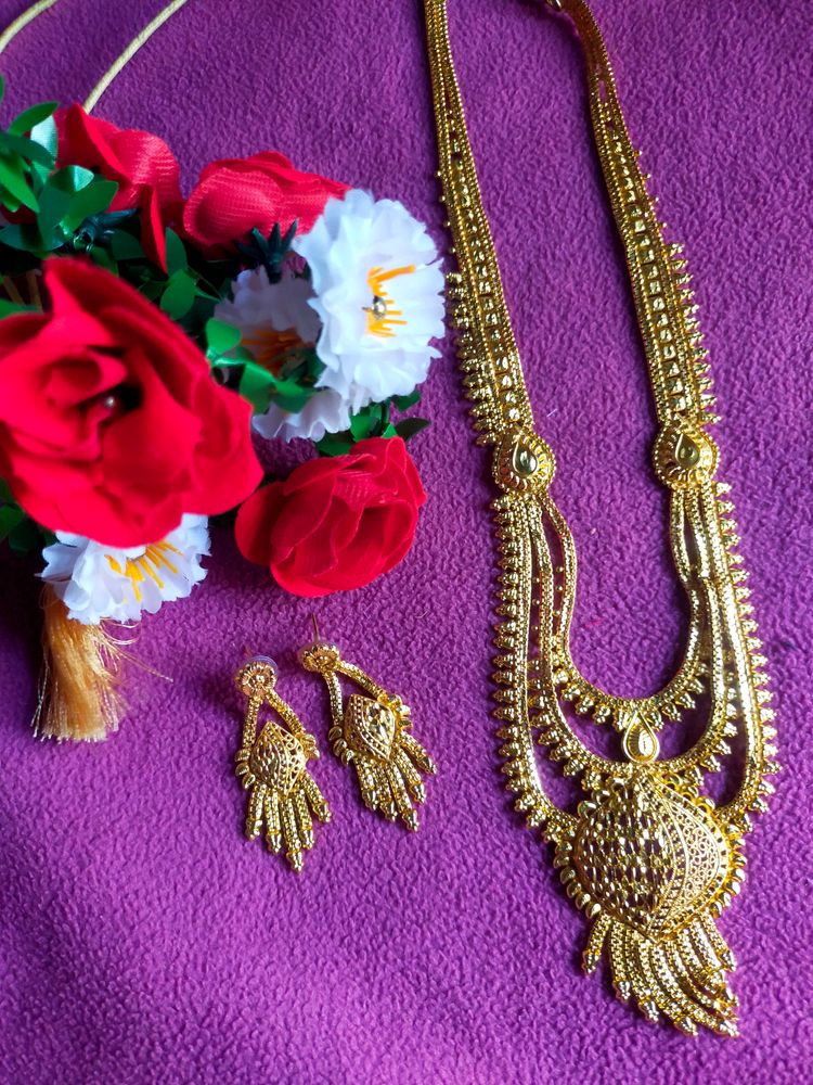 Light Weight Golden Jwellery Set