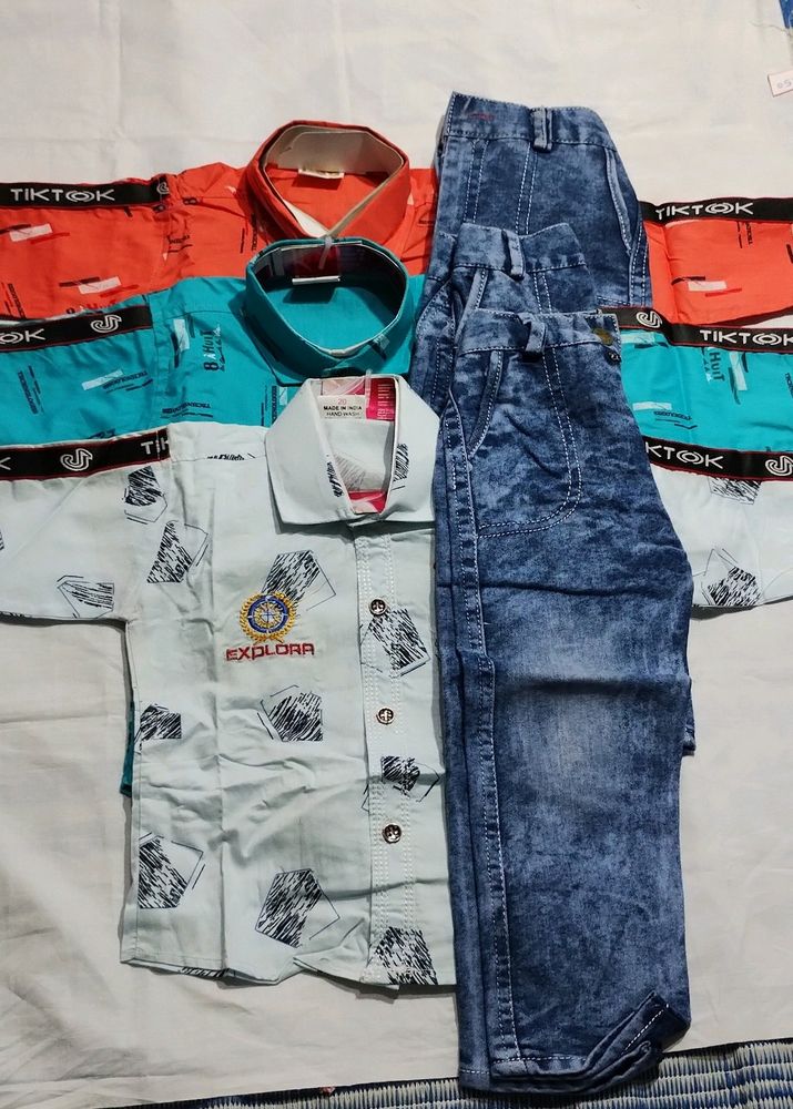 Baby Boy Shirt and Jeans 2-4 Years