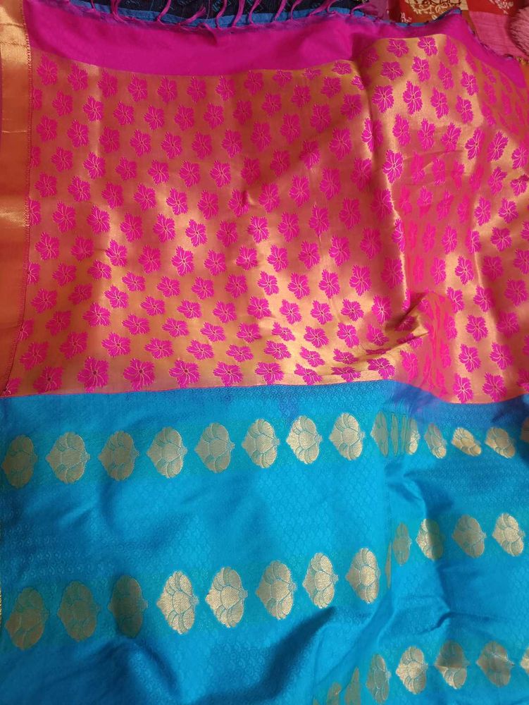 Blue Saree