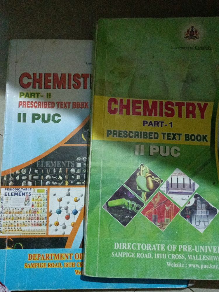 Chemistry 2nd Pu Textbooks