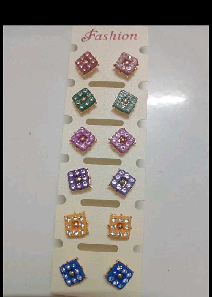 Pack Of 6 Earrings