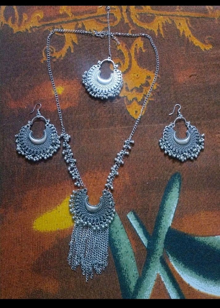 Oxidised Jewellery Set