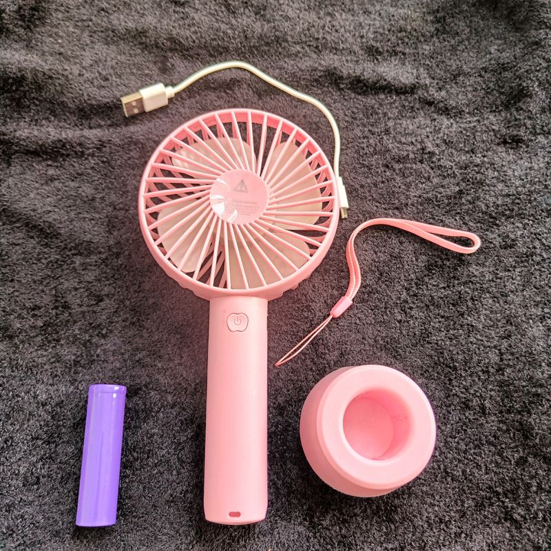 Hand Electric Fan With Charger And Battery